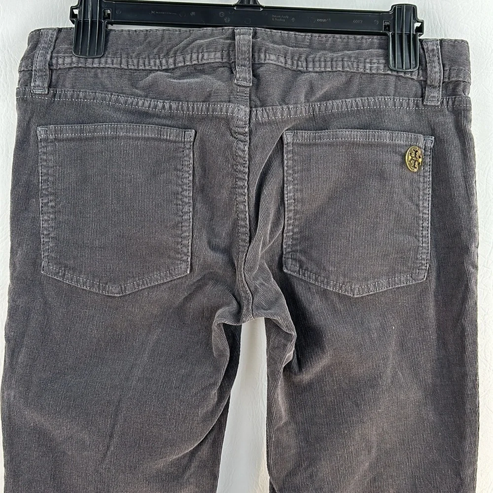 Tory Burch Corduroy Skinny Low Rise Pants